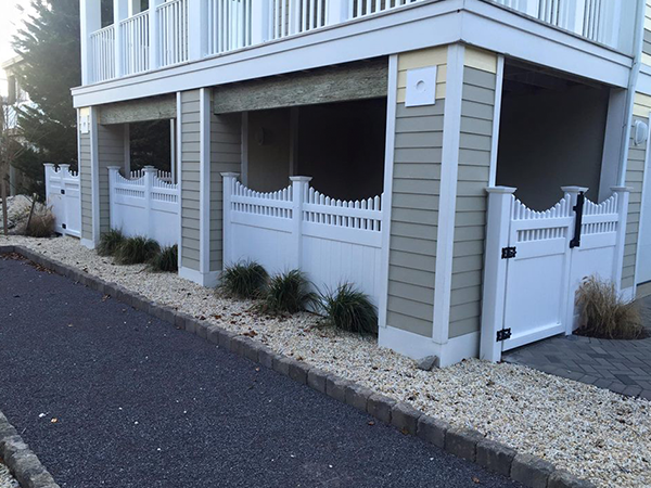 Fencing Under a Deck